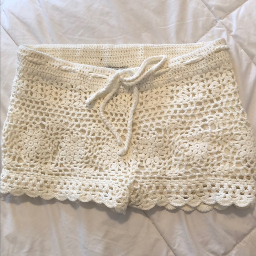 Crochet shorts